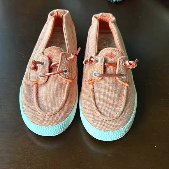 Sperry top sider memory foam. Coral, Size 7.5. Never worn. - Picture 1 of 3